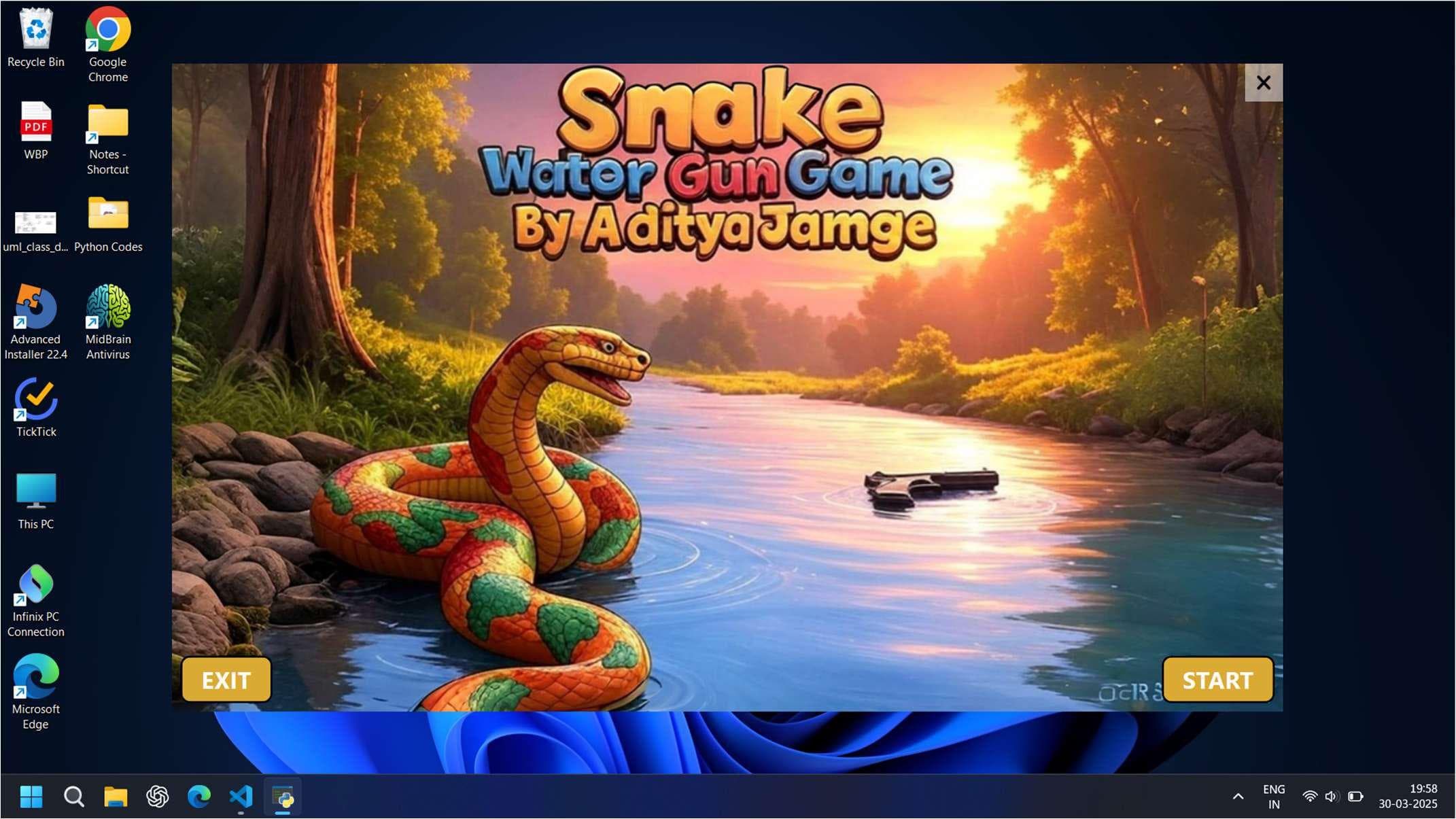 Snake Water Gun Game - Image 1